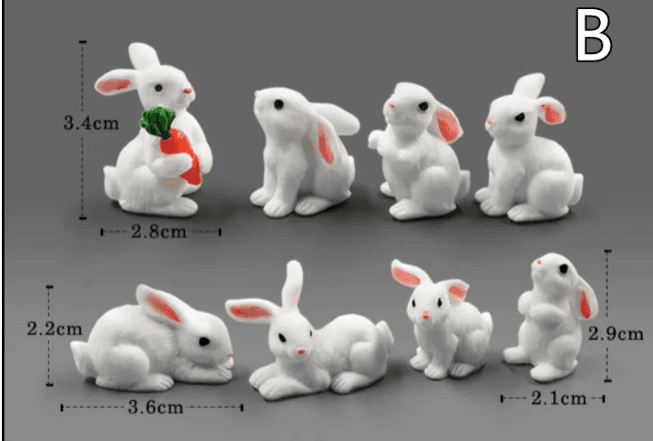 Mini Resin Animal Figurines – DIY Micro-Landscape Decor