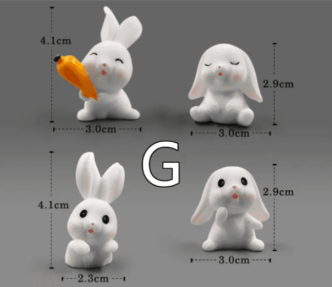Mini Resin Animal Figurines – DIY Micro-Landscape Decor
